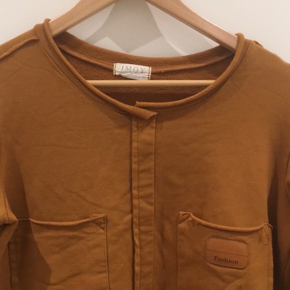 JMQY Deep Mustard Sweater - Picture 2 of 3